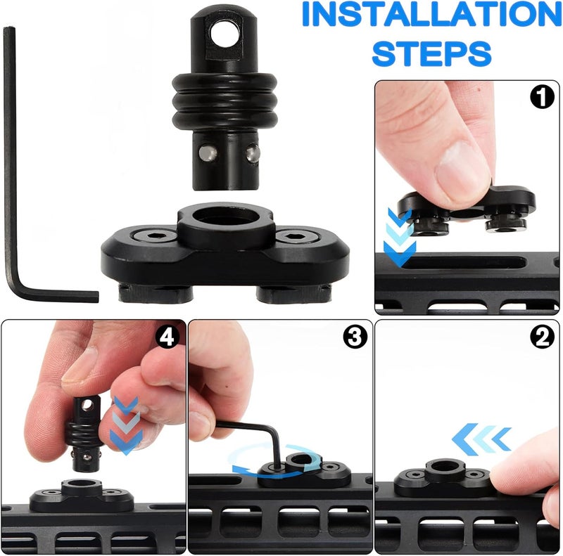 DDOUT QD Swivels for Two Point Sling - Image 2